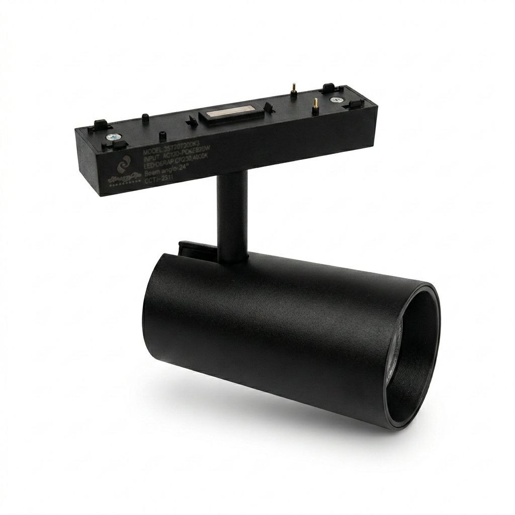 كشاف مسار مغناطيسي سطحي قابل للطي فائق النحافة - 12 واط (4000 كلفن)