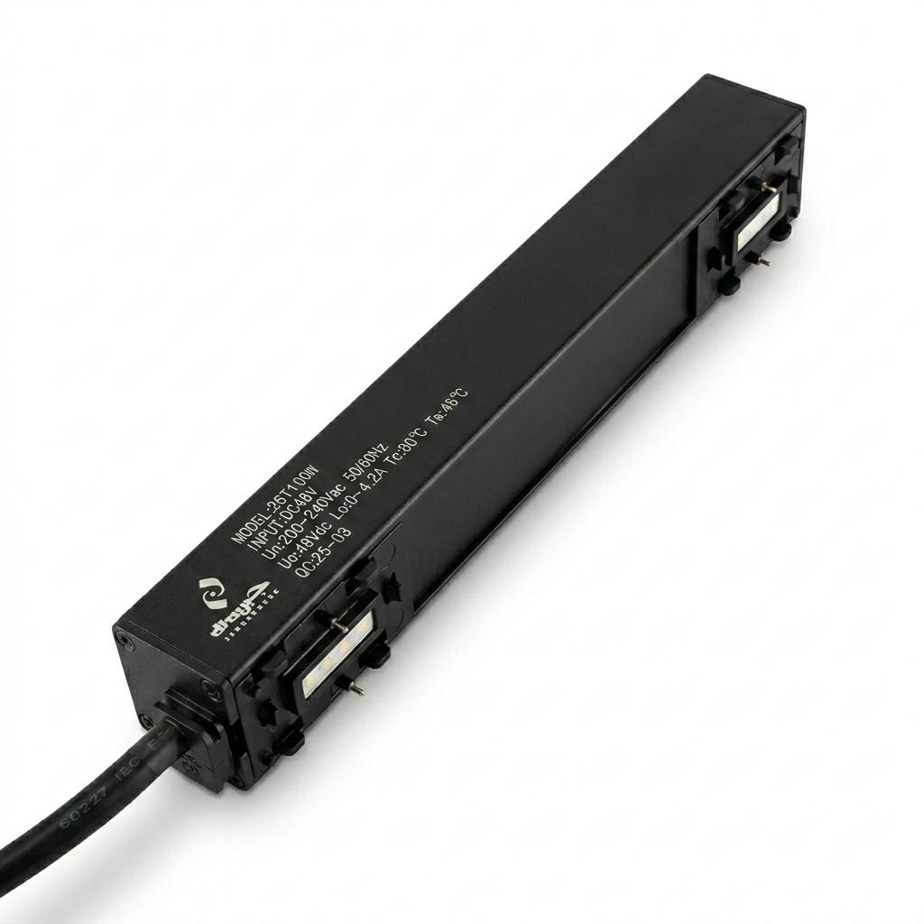 مزود طاقة لمسار مغناطيسي سطحي فائق النحافة - 100 واط